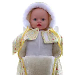 Дитячий зимовий комбінезон Babykroha Чоловічок (кольоровий) Жовті серця