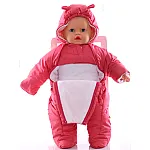 Дитячий весняний комбінезон Babykroha Чоловічок (однотонний) Кораловий