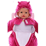 Дитячий весняний комбінезон Babykroha Чоловічок (однотонний) Малиновий