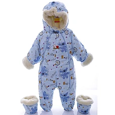Дитячий зимовий комбінезон Babykroha Трансформер (кольоровий)