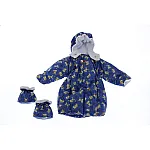 Демисезонный комбинезон-трансформер Babykroha Cиний с зайкой