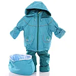 Демисезонный комбинезон 3 в 1 Babykroha Тройка (однотонный) Бирюзовый