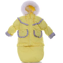 Зимовий комбінезон 3 в 1 Babykroha Трійка (однотонний) Жовтий