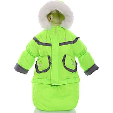 Зимний комбинезон 3 в 1 Babykroha Тройка (однотонный) Ярко-са
