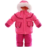 Зимовий комбінезон 3 в 1 Babykroha Трійка (однотонний) Рожевий
