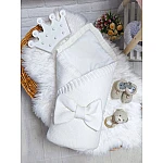 Демісезонний комплект на виписку з 3-х предметів ТМ Elliz Soft Bunny Молочний