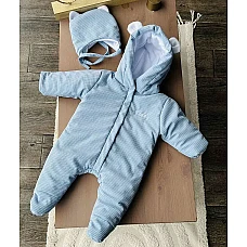  Комплект на виписку з шапочки і комбінезона Кіндер Baby Comf
