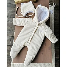  Комплект на виписку з шапочки і комбінезона Кіндер Baby Comf