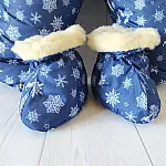 Детский зимний комбинезон-трансформер Киндер Teddy bear Синий