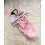 Демисезонный комплект на выписку ШкодаМода Minnie Mouse Персиковый