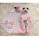 Демисезонный комплект на выписку ШкодаМода Minnie Mouse Персиковый