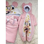 Демісезонний комплект на виписку ШкодаМода Minnie Персиковий