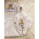 Демисезонный комплект на выписку ШкодаМода Teddy Молочный