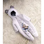 Демисезонный комплект на выписку ШкодаМода Sleeping teddy Белый с серым 