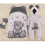 Teddy Білий із сірим