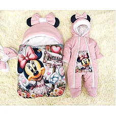 Комплект на виписку ШкодаМода Minnie Star Рожевий