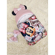 Конверт спальник для виписки ШкодаМода Minnie Pink