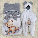 Sleeping teddy Сірий