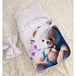 Комплект на выписку ШкодаМода Teddy Белый