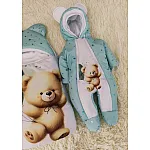 Комплект на виписку ШкодаМода Teddy М'ятний
