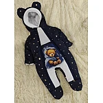 Комплект на выписку ШкодаМода Teddy Star Синий