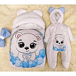 Sleeping teddy Білий