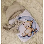 Комплект на виписку ШкодаМода Sleeping teddy Бежевий