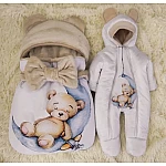 Sleeping teddy Бежевий