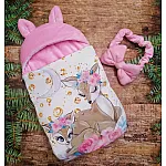 Конверт спальник для виписки ШкодаМода Bambi pink
