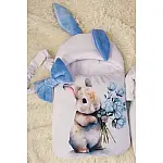 Конверт спальник для виписки ШкодаМода Bunny blue