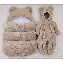 Комплект на виписку ШкодаМода Ведмедик Teddy New Світло-бежев