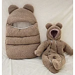 Комплект на виписку ШкодаМода Ведмедик Teddy New Темно-бежевий