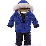 Зимний комбинезон 3 в 1 Babykroha Тройка (однотонный) Синий