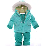 Зимовий комбінезон 3 в 1 Babykroha Трійка (однотонний) М'ятний