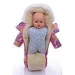 Детский зимний комбинезон Babykroha Человечек (цветной) Розовая галактика