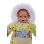 Дитячий зимовий комбінезон Babykroha Чоловічок (кольоровий) Жовтий ведмедик