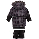 Дитячий зимовий костюм-комбінезон Babykroha Класика Коричневий квадрат