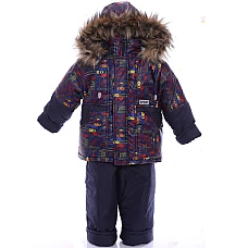 Детский зимний костюм-комбинезон Babykroha Классика Синие маш
