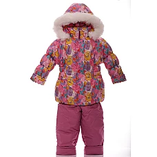 Дитячий зимовий костюм-комбінезон для дівчаток Babykroha Клас