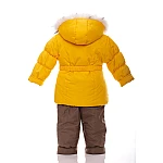 Дитячий зимовий костюм-комбінезон для дівчаток Babykroha Класика Жовтий
