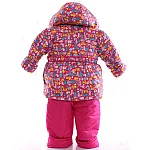 Дитячий зимовий комбінезон Babykroha Євро Малиновий зоопарк