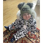 Зимовий відрядний комбінезон Natalie Панда 