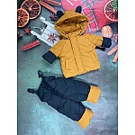 Дитячий зимовий костюм-комбінезон Natalie Sport Гірчичний з чорним