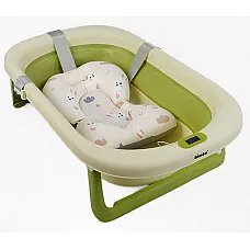 Дитяча складана ванночка з вкладишем і термометром Bimbo BM-6