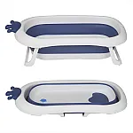 Дитяча складана ванночка з вкладишем EL Camino ME 1105 Crown Deep Blue