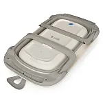 Дитяча складана ванночка з термометром EL Camino ME 1106 T-Control Gray