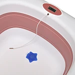Детская складная ванночка с термометром EL Camino ME 1106 T-Control Pink