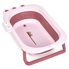 Дитяча складана ванночка EL Camino ME 1141 Croco Pink