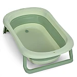 Дитяча складана ванночка з вкладишем і термометром EL Camino ME 1151 Plus Pale Green