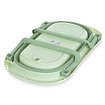 Дитяча складана ванночка з вкладишем і термометром EL Camino ME 1151 Plus Pale Green